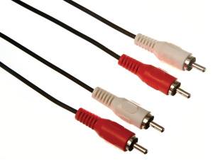 2 X CONECTOR RCA AUDIO MACHO A 2 X RCA AUDIO MACHO