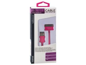 CABLE CONECTOR 30 CLAVIJAS MACHO A USB A MACHO APPLE