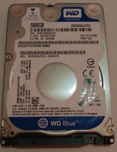 DISCO DURO 500GB 2.5 WD5000LPVX SATA