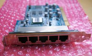 TARJETA RED REDNCOMPUTING X550 5 PUERTOS CONTROL REMOTO ESCRITORIO PCI