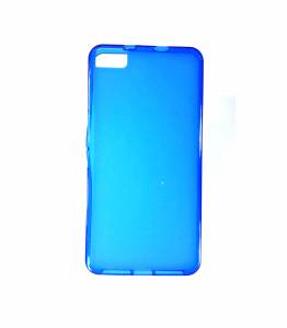 FUNDA SILICONA AZUL BQ AQUARIS M5.5