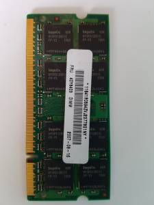 MEMORIA RAM PORTATIL 1GB PC2 5300 555 12 HYMP512S64CP8