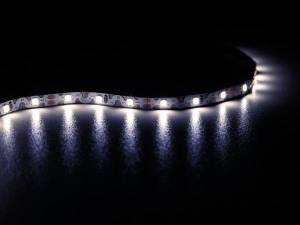 CINTA DE LEDS FLEXIBLE PLEGABLE 12V 5 METROS BLANCO FRÍO 6500 K