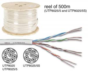 CABLE UTP CAT5E 4 X 2 X 0.51MM