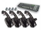 ESCÁNERS 4 UDS CON MESA PROFESIONAL DMX 250W