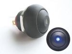 PULSADOR INTERRUPTOR PEQUEÑO CON LED AZUL 1P SPST OFF (ON)