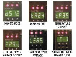 DIMMER PACK DMX DE 12 CANALES MODULAR 20A CANAL