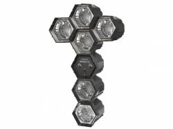 ÓRGANO DE LUZ MODULAR 6 X 47 LEDS