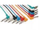 CABLE PATCH PROFESIONAL 6.35MM MONO 90° A 6.35MM MONO 90°