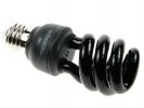 BOMBILLA BAJO CONSUMO ESPIRAL E27 15W UV LUZ NEGRA