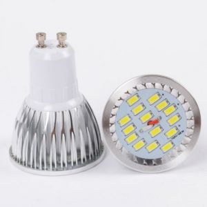 BOMBILLA GU10 15 SMD 5730 LED 6W 350LM 220V LUZ BLANCA