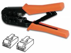 ALICATES CRIMPADORA CONECTORES MODULARES 6P4C (RJ11), 6P6C (RJ12), 8P8C (RJ45)