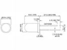 LED CON RESISTENCIA 5MM 12V ROJO DIFUSO