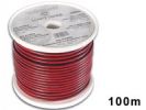 CABLE ALTAVOZ CCA 2 X 1.00MM² ROJO NEGRO BOBINA 100 METROS