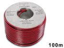 CABLE ALTAVOZ CCA 2 x 2.50mm² ROJO/NEGRO BOBINA 100m