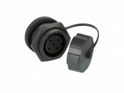 CONECTOR MULTIPIN HEMBRA RESISTENTE AL AGUA 5 POLOS PIN IP68