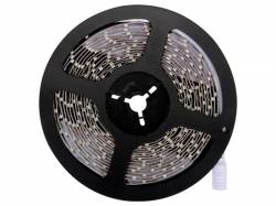 CINTA 300 LED FLEXIBLE CON ADAPTADOR RED BLANCO FRÍO 5 METROS 12V