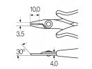 MIKRO ALICATES CORTE DIAGONAL FRONTAL ELECTRONIC 118MM