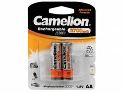 2 PILAS RECARGABLE CAMELION AA 1.2V 2700MAH NI-MH